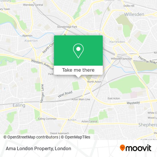 Ama London Property map