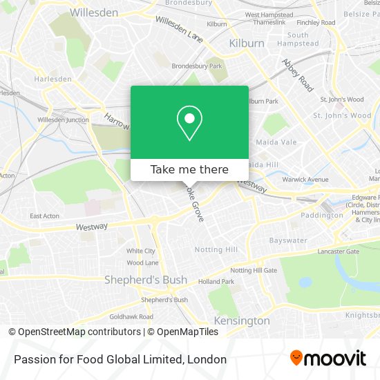 Passion for Food Global Limited map