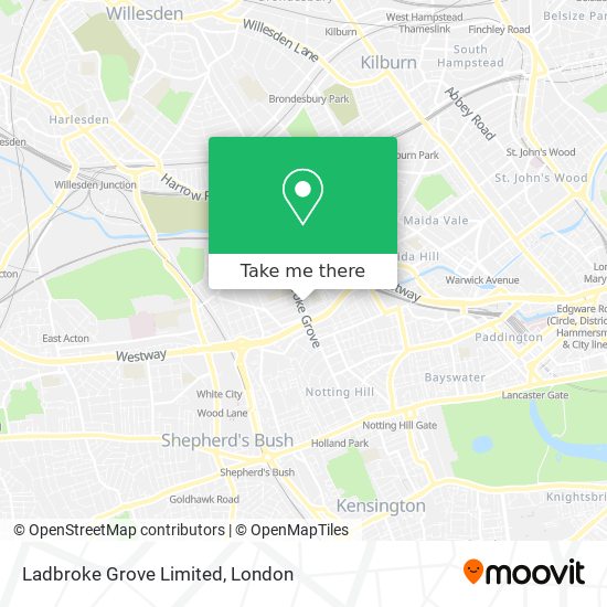 Ladbroke Grove Limited map