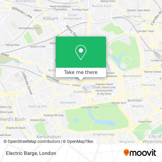 Electric Barge map