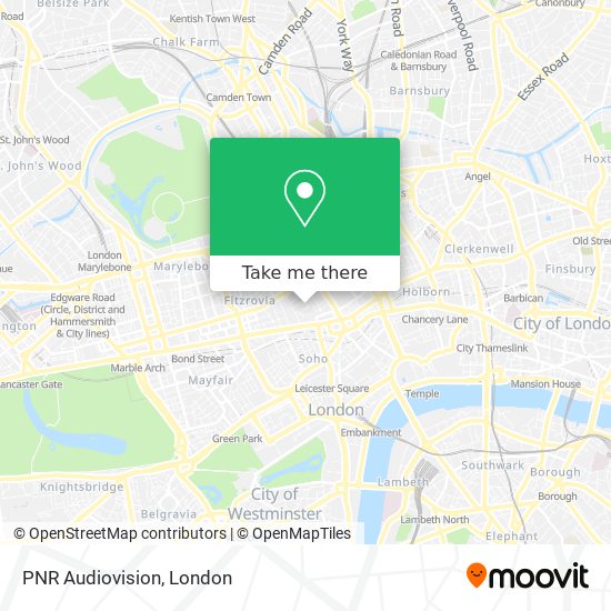 PNR Audiovision map