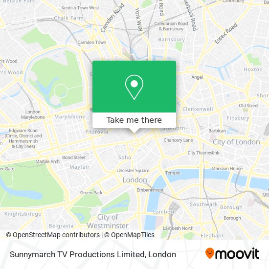 Sunnymarch TV Productions Limited map