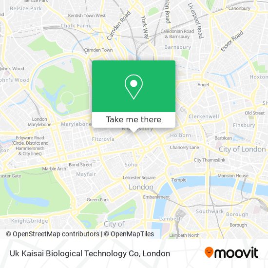 Uk Kaisai Biological Technology Co map