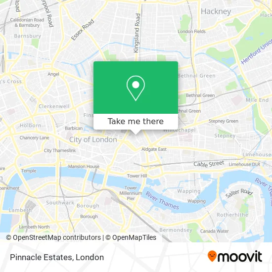 Pinnacle Estates map