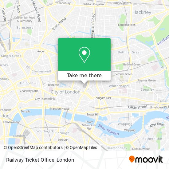 Railway Ticket Office map