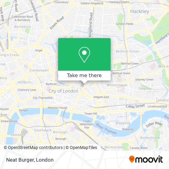 Neat Burger map