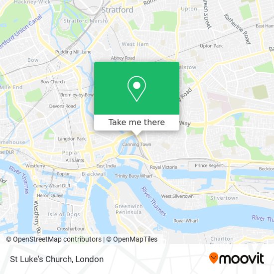 St Luke's Church map