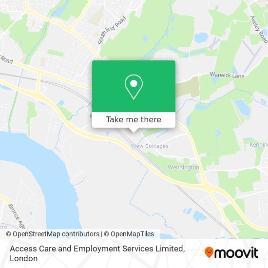 Access Care and Employment Services Limited map