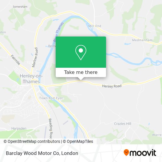 Barclay Wood Motor Co map