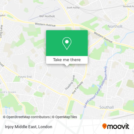 Injoy Middle East map