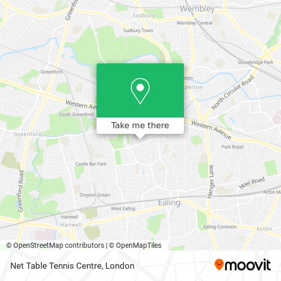 Net Table Tennis Centre map