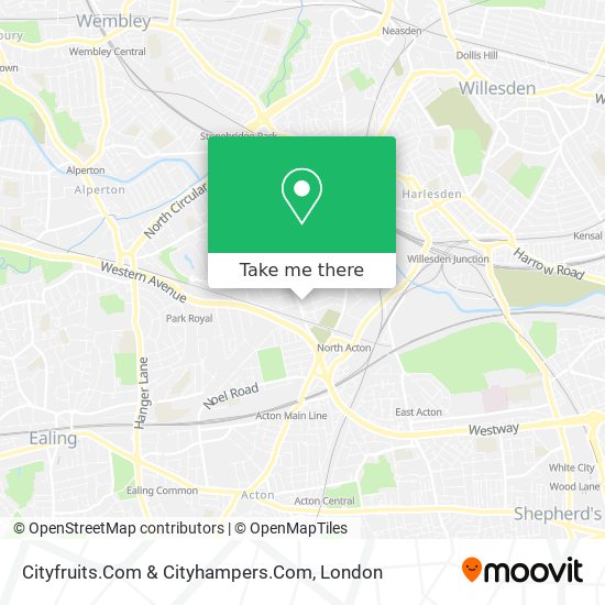 Cityfruits.Com & Cityhampers.Com map