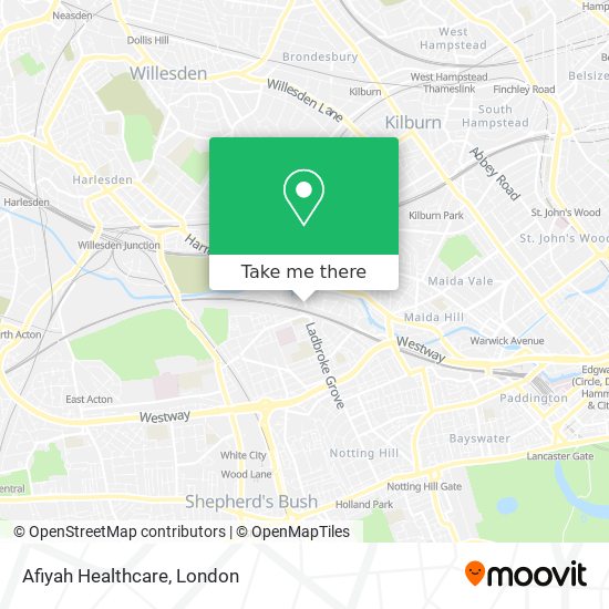 Afiyah Healthcare map