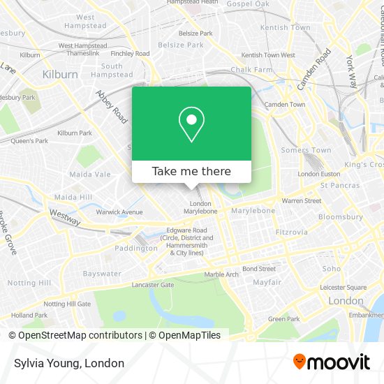 Sylvia Young map