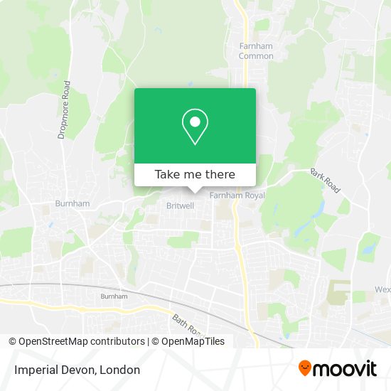 Imperial Devon map