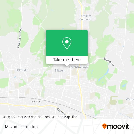 Mazamar map