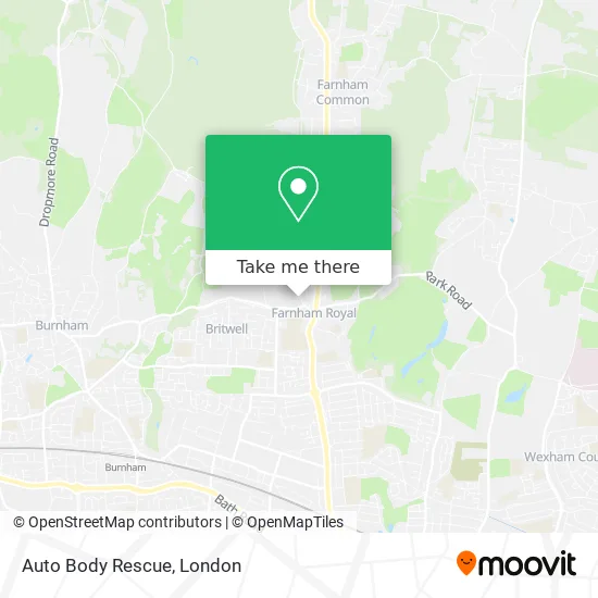 Auto Body Rescue map
