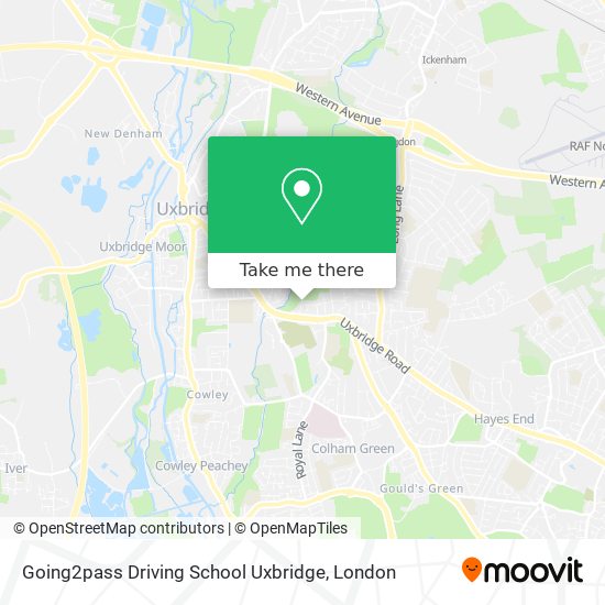 Going2pass Driving School Uxbridge map