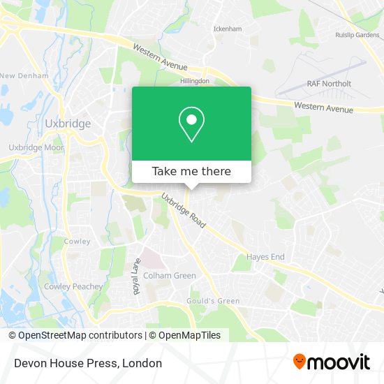 Devon House Press map