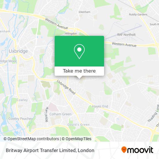 Britway Airport Transfer Limited map