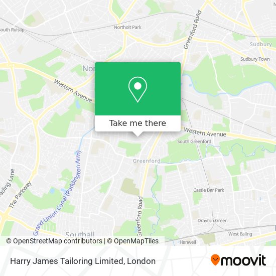 Harry James Tailoring Limited map