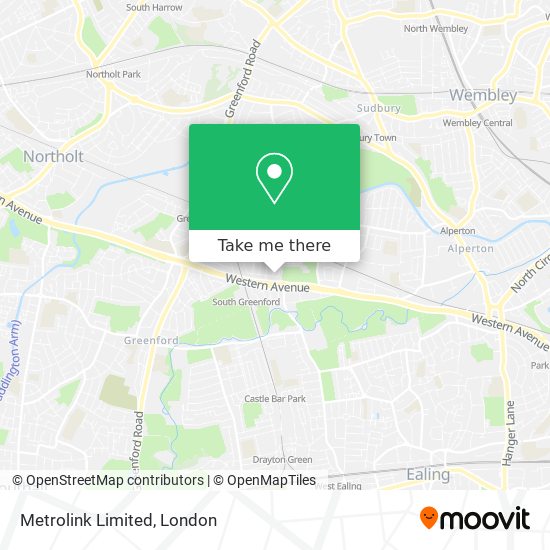 Metrolink Limited map