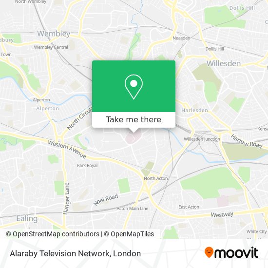 Alaraby Television Network map