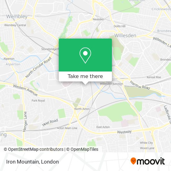 Iron Mountain map