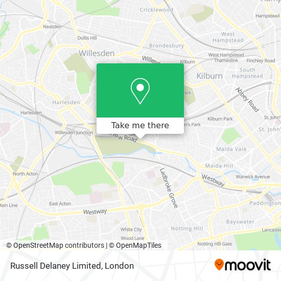 Russell Delaney Limited map