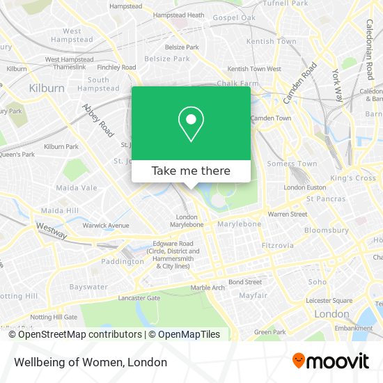 Wellbeing of Women map
