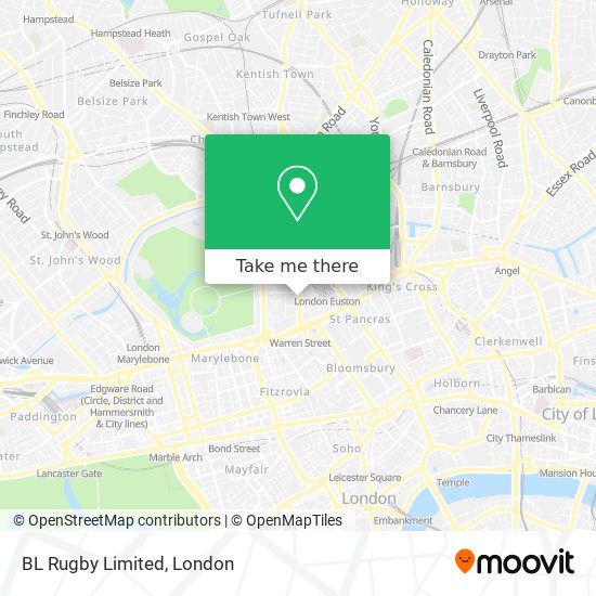 BL Rugby Limited map