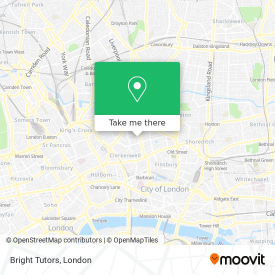 Bright Tutors map