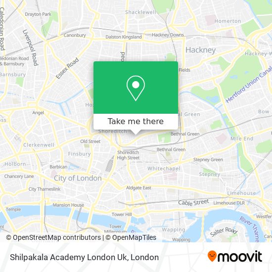 Shilpakala Academy London Uk map