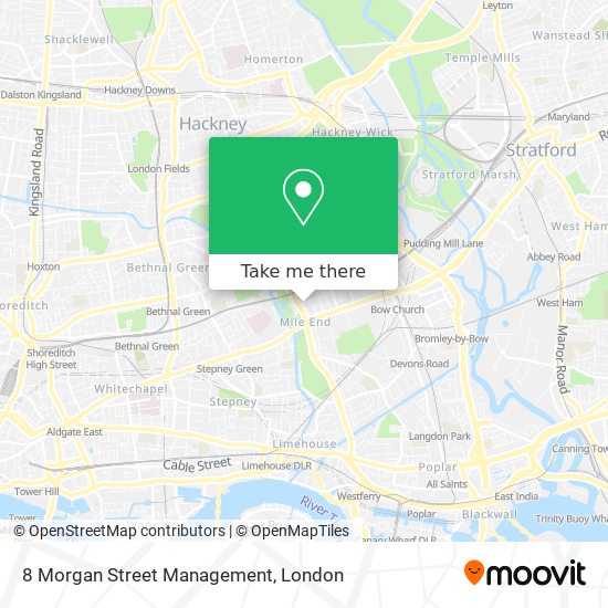 8 Morgan Street Management map