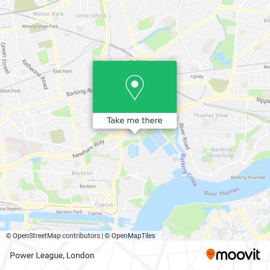 Power League map