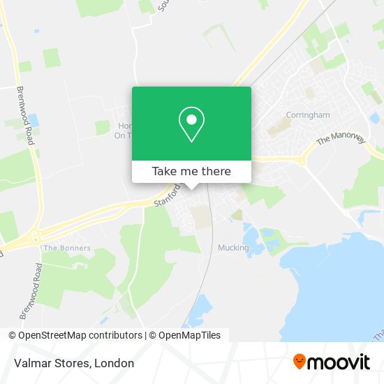 Valmar Stores map