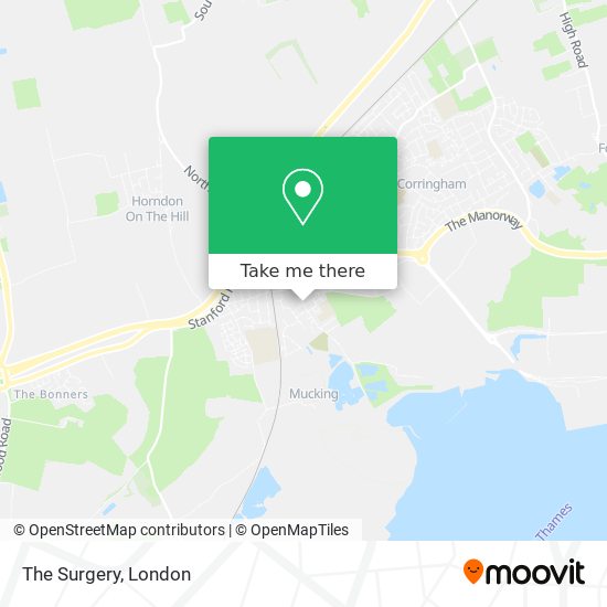 The Surgery map