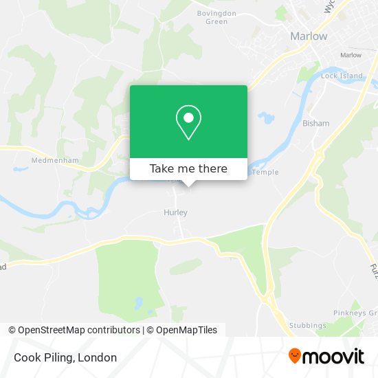 Cook Piling map