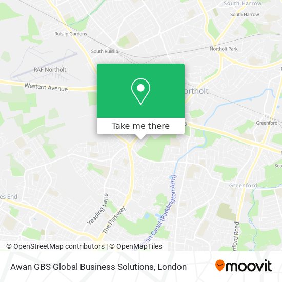 Awan GBS Global Business Solutions map