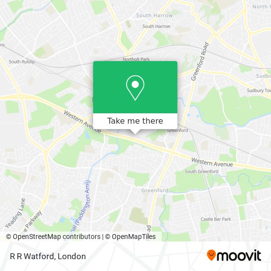 R R Watford map