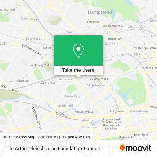 The Arthur Fleischmann Foundation map