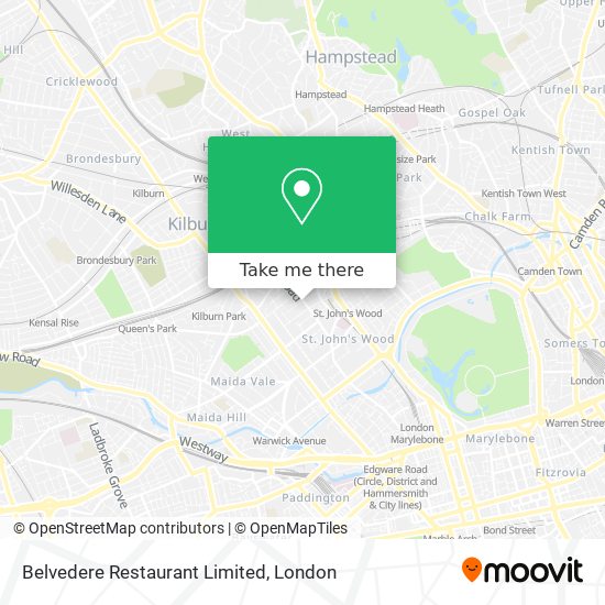 Belvedere Restaurant Limited map