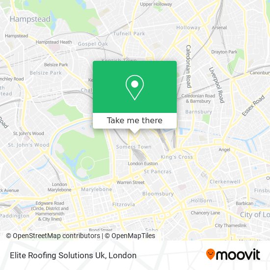 Elite Roofing Solutions Uk map