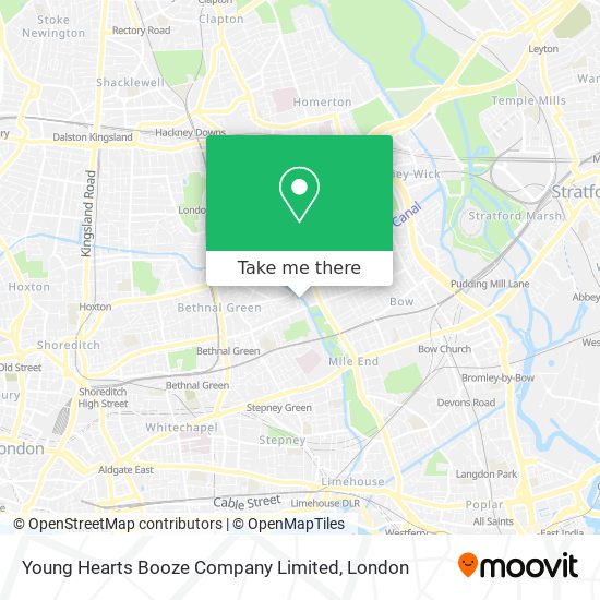 Young Hearts Booze Company Limited map