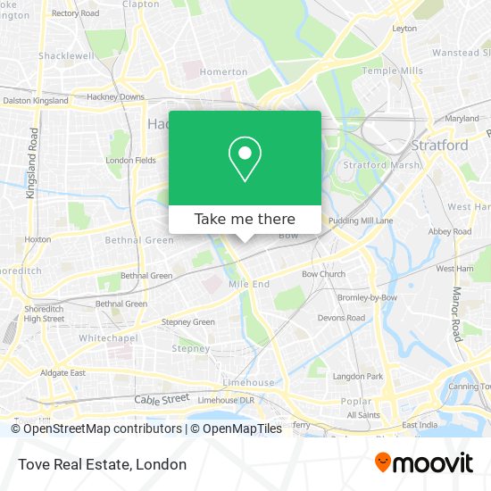 Tove Real Estate map