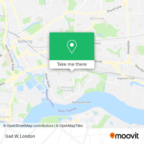 Gad W map