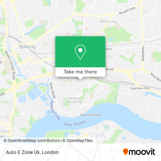 Auto E Zone Uk map