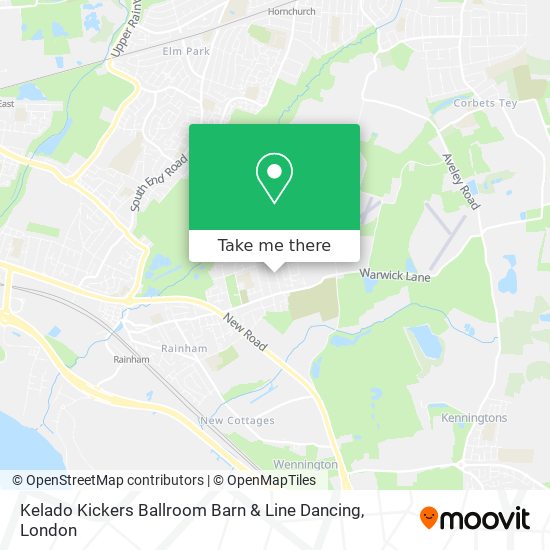 Kelado Kickers Ballroom Barn & Line Dancing map