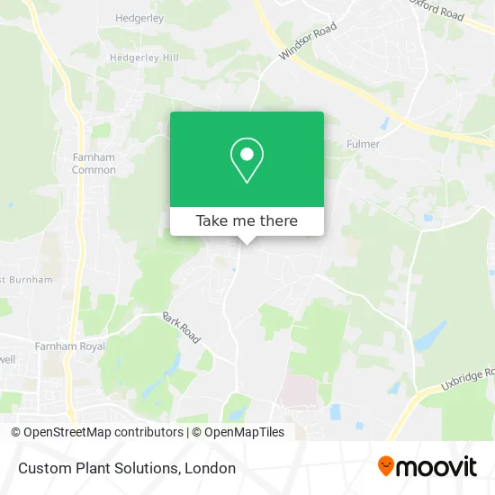 Custom Plant Solutions map