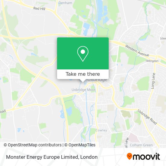 Monster Energy Europe Limited map